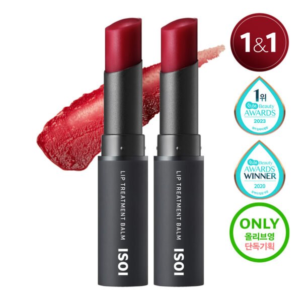 ISOI Lip Treatment Balm (Pure Red) Double Set