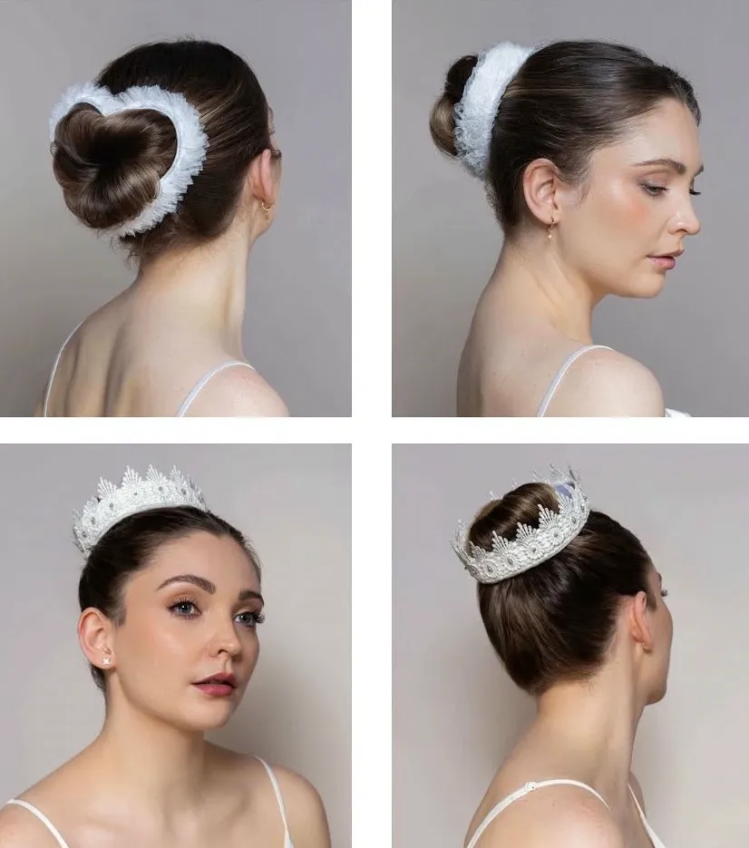 Voluminous Bun with Tiara