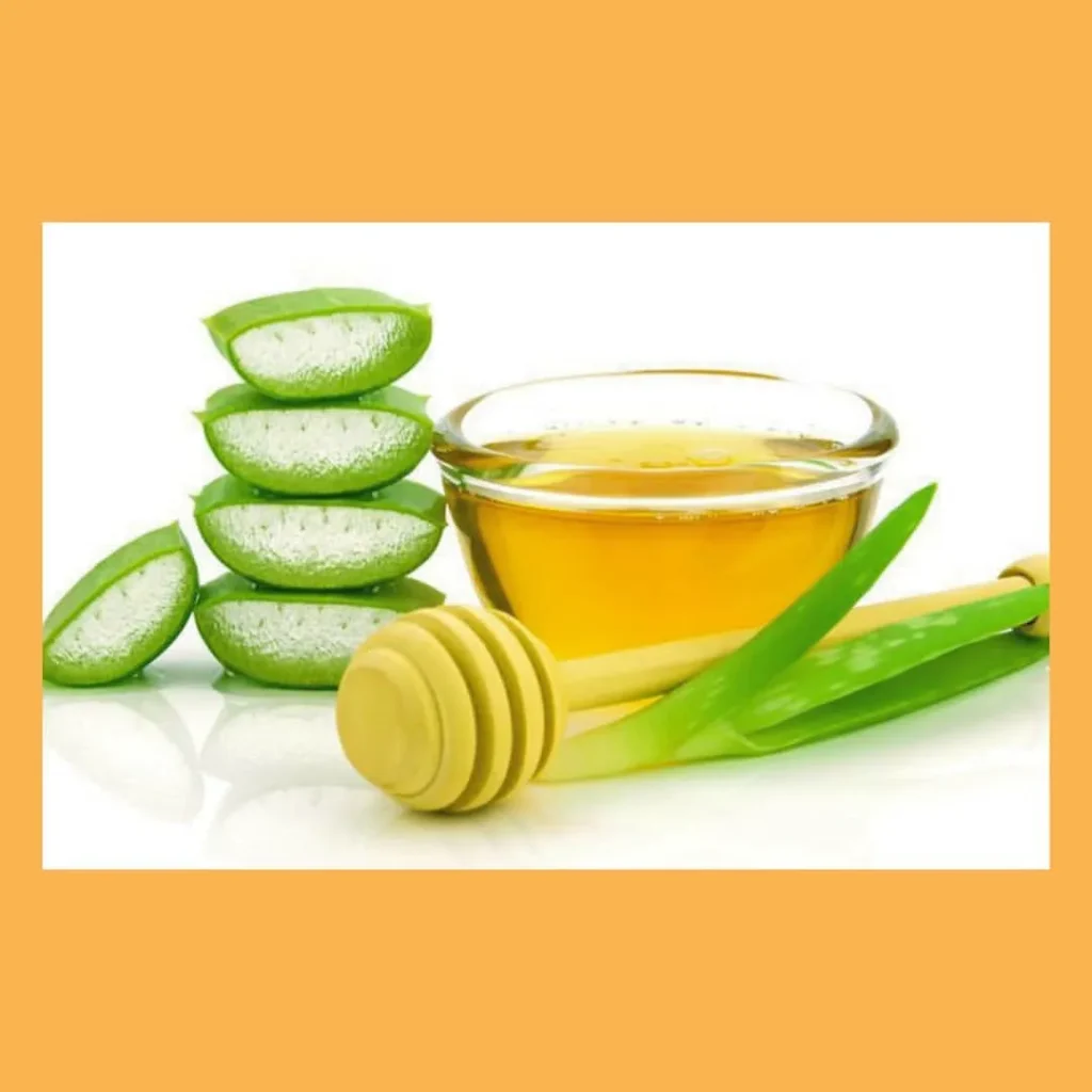 honey or aloe vera