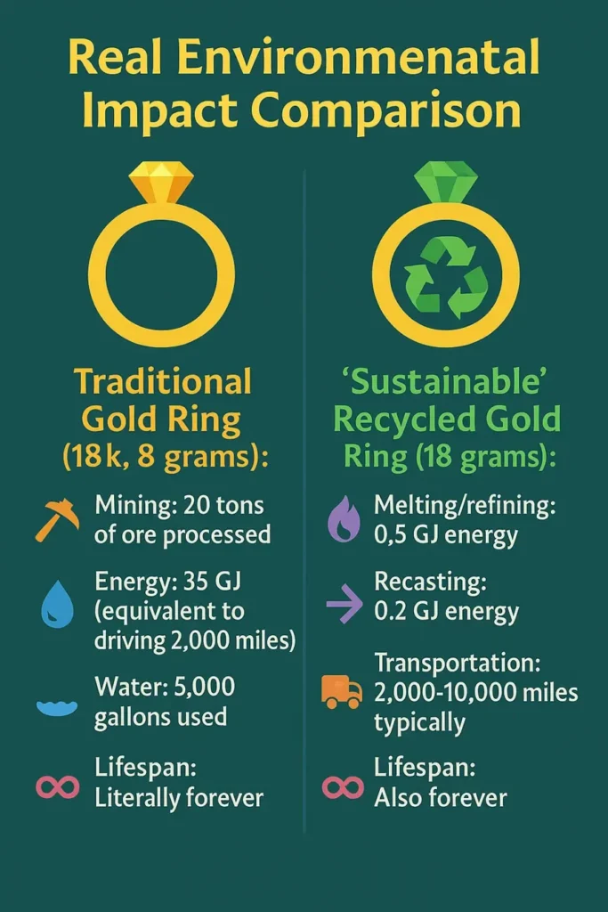Real Environmental Impact Comparison