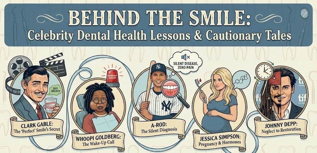 Celebrities Who Battled Gum Disease