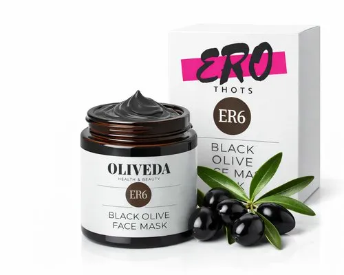 Oliveda ER6 Black Olive Face Mask