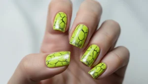 Crackle Nail Polish Shattered Gloss Finish