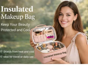 Insulated Makeup Bag Temperature Protection for Beauty Essentials
