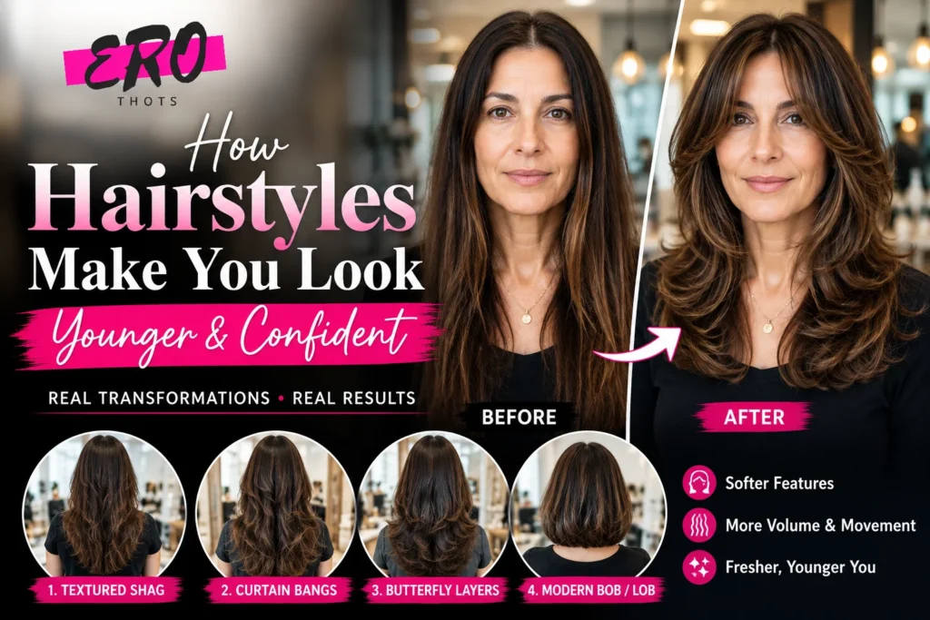 4 Hairstyles That Make You Look Younger