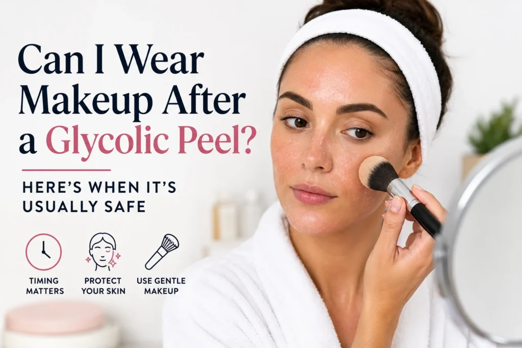 Can I Wear Makeup After a Glycolic Peel Here’s When It’s