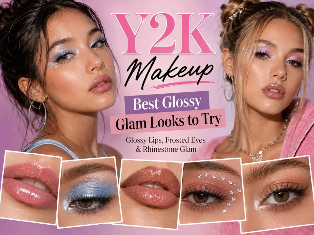 Y2K Makeup Best Glossy Glam Looks to Try