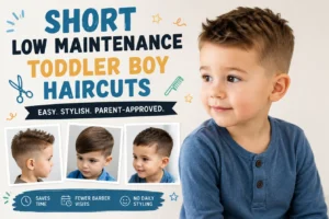 Short Low Maintenance Toddler Boy Haircuts