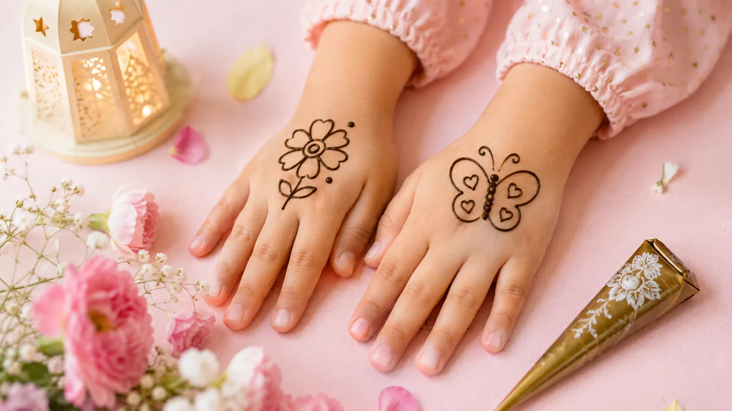 Simple Kids Mehndi Designs: Cute Ideas for Small Hands