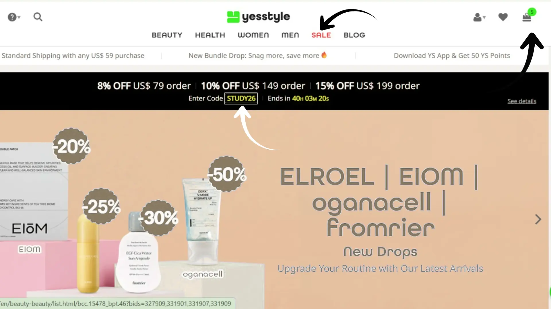 YesStyle STUDY26 Code How to Get the Full 15